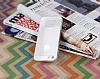 iPhone SE / 5 / 5S Silikon Kenarl Ultra nce Beyaz Klf - Resim: 2