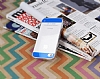 Eiroo iPhone 4 / 4S Mavi erit Silikon Klf - Resim: 2