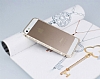 Eiroo iPhone SE / 5 / 5S Tal Metal Bumper ereve Gold Klf - Resim: 3