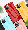 Eiroo iPhone 7 / 8 Silikon Kenarl Mavi Cam Klf - Resim: 5