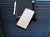Eiroo iPhone 6 / 6S Gold izgili Metal Round Bumper Silver Klf - Resim: 1