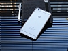 Eiroo iPhone 6 Plus / 6S Plus Gold izgili Metal Round Bumper Silver Klf - Resim: 1