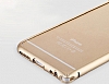 Eiroo iPhone 6 Plus / 6S Plus Metal Round Bumper ereve Gold Klf - Resim: 6