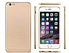 Eiroo iPhone 6 Plus / 6S Plus Metal Round Bumper ereve Gold Klf - Resim: 2