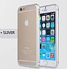 Eiroo iPhone 6 Plus / 6S Plus Metal Round Bumper ereve Silver Klf - Resim: 6