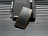 Eiroo iPhone 6 Plus / 6S Plus Gold Metal Kenarl Siyah Rubber Klf - Resim: 1