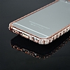 Eiroo iPhone 6 Plus / 6S Plus Tal Snake Bumper ereve Rose Gold Klf - Resim: 1