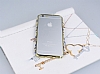 Eiroo iPhone 6 / 6S Seramik Tal Metal Bumper ereve Mavi Klf - Resim: 2
