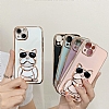Eiroo iPhone 7 / 8 Bulldog Standl Mavi Silikon Klf - Resim: 5