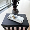 Eiroo iPhone X / XS Hologram Kalpli Zincirli effaf Rubber Klf - Resim: 3