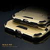 Eiroo Iron Armor iPhone 6 / 6S Standl Ultra Koruma Dark Silver Klf - Resim: 2
