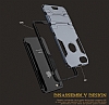 Eiroo Iron Armor iPhone 7 Plus / 8 Plus Standl Ultra Koruma Lacivert Klf - Resim: 1
