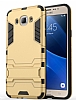 Eiroo Iron Armor Samsung Galaxy J5 2016 Standl Ultra Koruma Gold Klf - Resim: 1