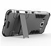 Eiroo Iron Armor Samsung Galaxy J5 2016 Standl Ultra Koruma Dark Silver Klf - Resim: 4