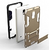 Eiroo Iron Armor Samsung Galaxy Note 4 Standl Ultra Koruma Gold Klf - Resim: 4