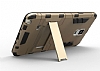 Eiroo Iron Armor Samsung Galaxy Note 4 Standl Ultra Koruma Krmz Klf - Resim: 3