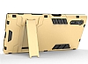 Eiroo Iron Armor Sony Xperia XZ Standl Ultra Koruma Lacivert Klf - Resim: 2