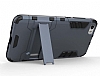 Eiroo Iron Armor Xiaomi Mi 5 Standl Ultra Koruma Dark Silver Klf - Resim: 1
