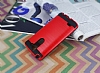 Eiroo Iron Shield LG G3 Stylus Ultra Koruma Krmz Klf - Resim: 2