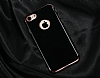 Eiroo Jet Fit iPhone 6 / 6S Gold Kenarl Jet Black Silikon Klf - Resim: 3