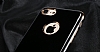 Eiroo Jet Fit iPhone 6 / 6S Gold Kenarl Jet Black Silikon Klf - Resim: 4