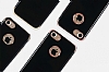 Eiroo Jet Fit iPhone 6 / 6S Gold Kenarl Jet Black Silikon Klf - Resim: 6