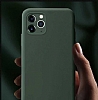 Eiroo Lansman iPhone 12 / iPhone 12 Pro 6.1 in Krmz Silikon Klf - Resim: 2