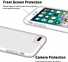 Eiroo Lansman iPhone 7 Plus / 8 Plus Beyaz Silikon Klf - Resim: 6