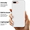 Eiroo Lansman iPhone 7 Plus / 8 Plus Beyaz Silikon Klf - Resim: 5