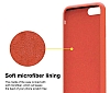 Eiroo Lansman iPhone 7 Plus / 8 Plus Lila Silikon Klf - Resim: 3
