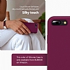 Eiroo Lansman iPhone 7 Plus / 8 Plus Krmz Silikon Klf - Resim: 2
