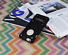 Eiroo Lesan iPhone 6 / 6S Standl Metal Delikli Siyah Rubber Klf - Resim: 3