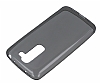 LG G2 Mini Ultra nce effaf Siyah Silikon Klf - Resim: 1