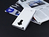 LG G4 Stylus Gizli Mknatsl Pencereli Beyaz Deri Klf - Resim: 2