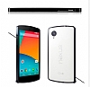 Eiroo LG Google Nexus 5 Metal Bumper ereve Siyah Klf - Resim: 3