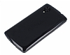 LG Google Nexus 5 Ultra nce effaf Siyah Silikon Klf - Resim: 2