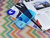 LG Nexus 4 Ultra nce effaf Mavi Silikon Klf - Resim: 2