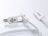 Remax Lightning & Micro USB Beyaz Data Kablosu 1m - Resim: 5
