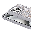Eiroo Linea iPhone 12 Pro Max Tal Silver Silikon Klf - Resim: 1