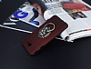 Eiroo Lion Ring Samsung Galaxy J7 Prime / J7 Prime 2 Selfie Yzkl Bordo Rubber Klf - Resim: 2