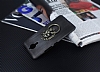 Eiroo Lion Ring Samsung Galaxy Note 5 Selfie Yzkl Dark Silver Rubber Klf - Resim: 2