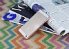 Eiroo Liquid Hybrid iPhone SE / 5 / 5S Rose Gold Kenarl effaf Silikon Klf - Resim: 2