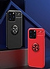 Eiroo Liquid Ring iPhone 14 Pro Max Standl Siyah Silikon Klf - Resim: 8