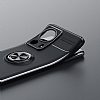 Eiroo Liquid Ring Xiaomi 13 Lite Standl Siyah-Mavi Silikon Klf - Resim: 6