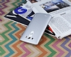 Eiroo Lucatelli LG G3 Ultra nce Silver Rubber Klf - Resim: 1