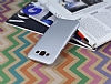 Eiroo Lucatelli Samsung Galaxy E7 Ultra nce Silver Rubber Klf - Resim: 2
