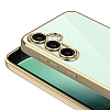 Eiroo Luxury Clear Samsung Galaxy A55 Kamera Korumal Siyah Silikon Klf - Resim: 1