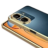 Eiroo Luxury Clear Xiaomi Redmi 13C Kamera Korumal Gold Silikon Klf - Resim: 1