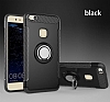 Eiroo Mage Fit Huawei P10 Lite Standl Ultra Koruma Siyah Klf - Resim: 9