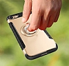 Eiroo Mage Fit iPhone 6 / 6S Standl Ultra Koruma Dark Silver Klf - Resim: 1